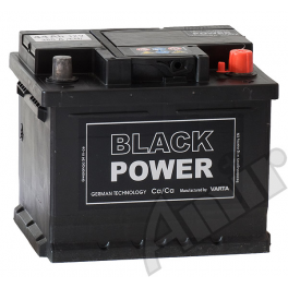 Akumulator Black Power 44Ah 360A Prawy+