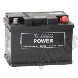Akumulator Black Power 55Ah 420A Prawy+